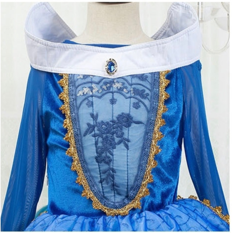 Aurora princess Dress Blue