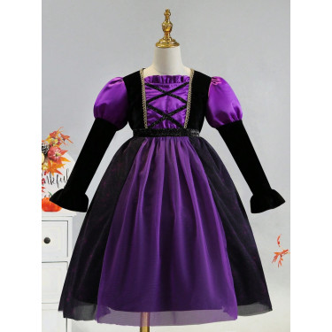 Παιδική στολή Μικρή πριγκίπισσα - Μοβ