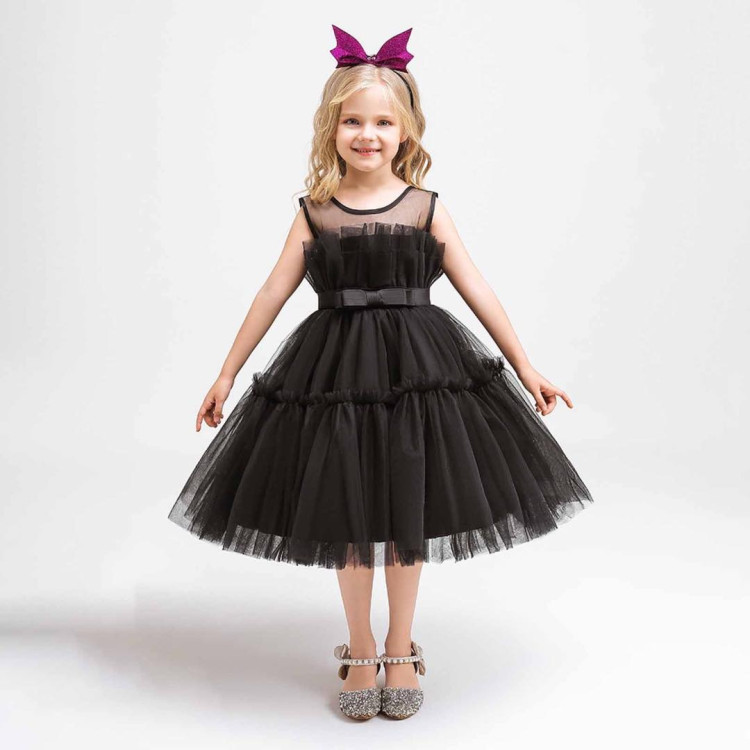 Παιδική στολή Wednesday Addams Dance Dress - Μαύρη