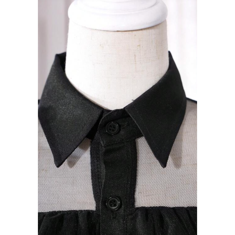 Παιδική στολή της Wednesday Addams - Μαύρη