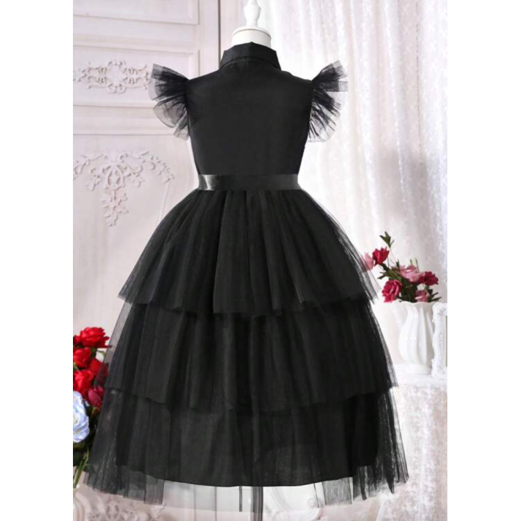 Παιδική στολή της Wednesday Addams - Μαύρη