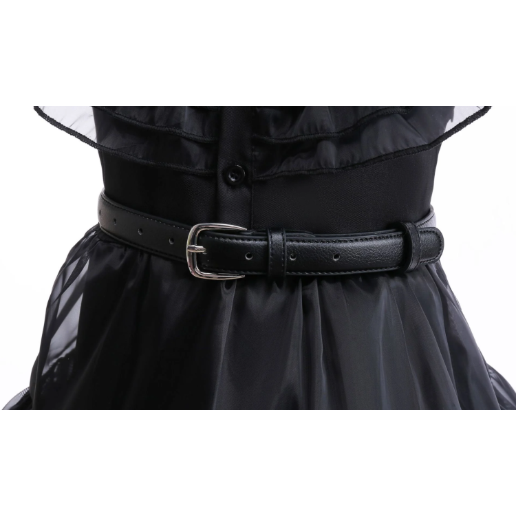 Σετ απο 5 κομματια Wednesday Addams Παιδική στολή  - Μαύρη