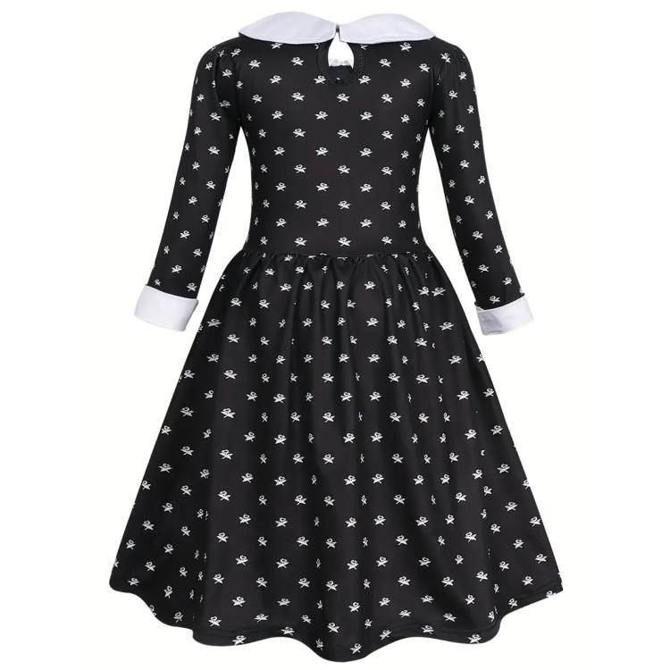 Παιδική στολή Wednesday - Μαύρη