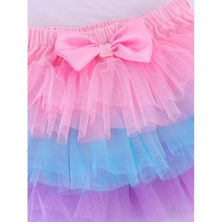 Φούστα Παιδική Tutu Layered Ruffle - Ροζ
