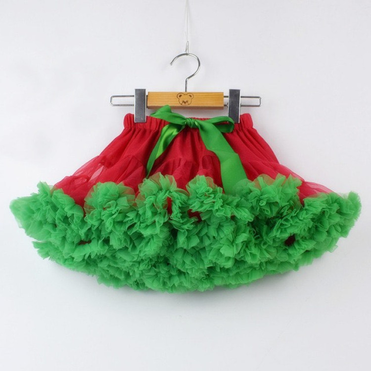 Φούστα Παιδική tutu - Πράσινο - Κόκκινο