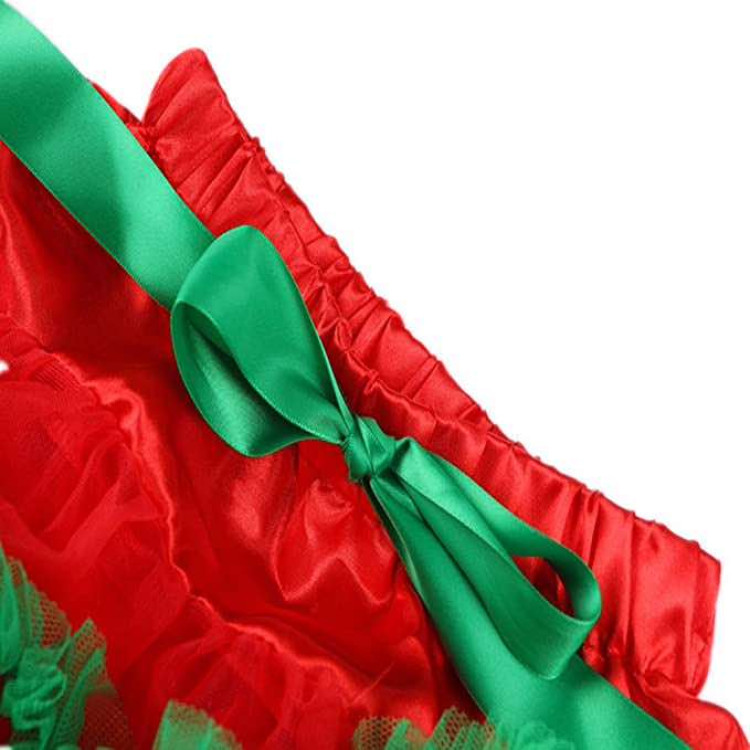 Φούστα Παιδική tutu - Πράσινο - Κόκκινο