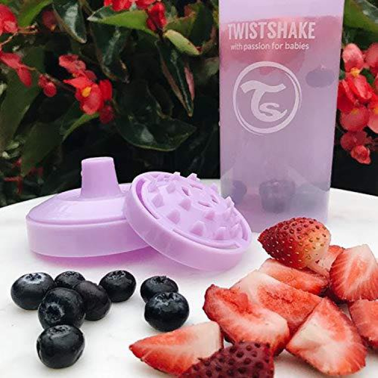 Twistshake Κύπελλο Μίξερ Φρούτων Kid Cup 360ml 12+ m Μωβ