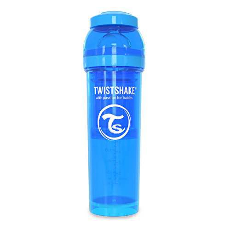 Twistshake Μπιμπερό Κατά των Κολικών Μπλέ 330ml