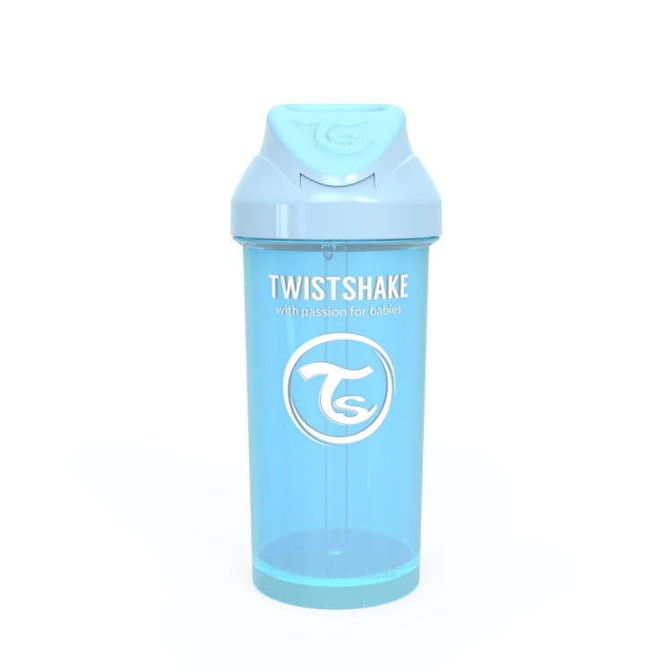 Twistshake Κύπελλο με καλαμάκι 360ml 6+m Μπλέ