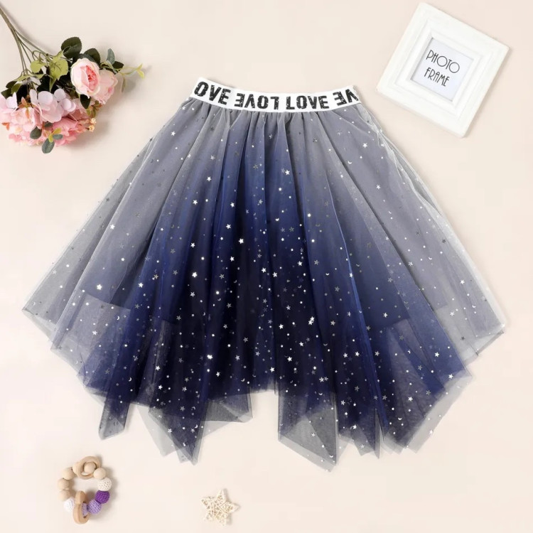 Φούστα Glitter Design - Μπλε