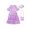 Παιδική στολή Μωβ Princess Flower με αξεσουάρ