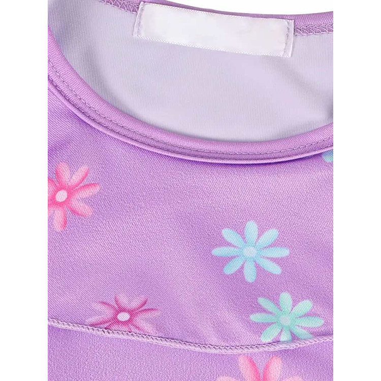 Παιδική στολή Μωβ Princess Flower με αξεσουάρ