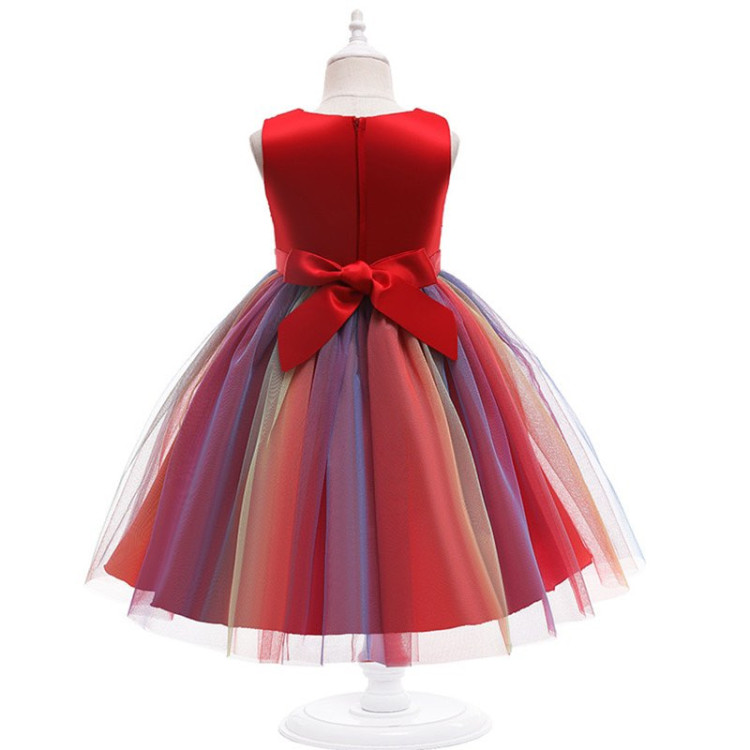 Παιδικό Φορεματάκι Rainbow Κόκκινο