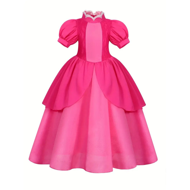 Παιδική στολή Πριγκίπισσα Peach - Ροζ