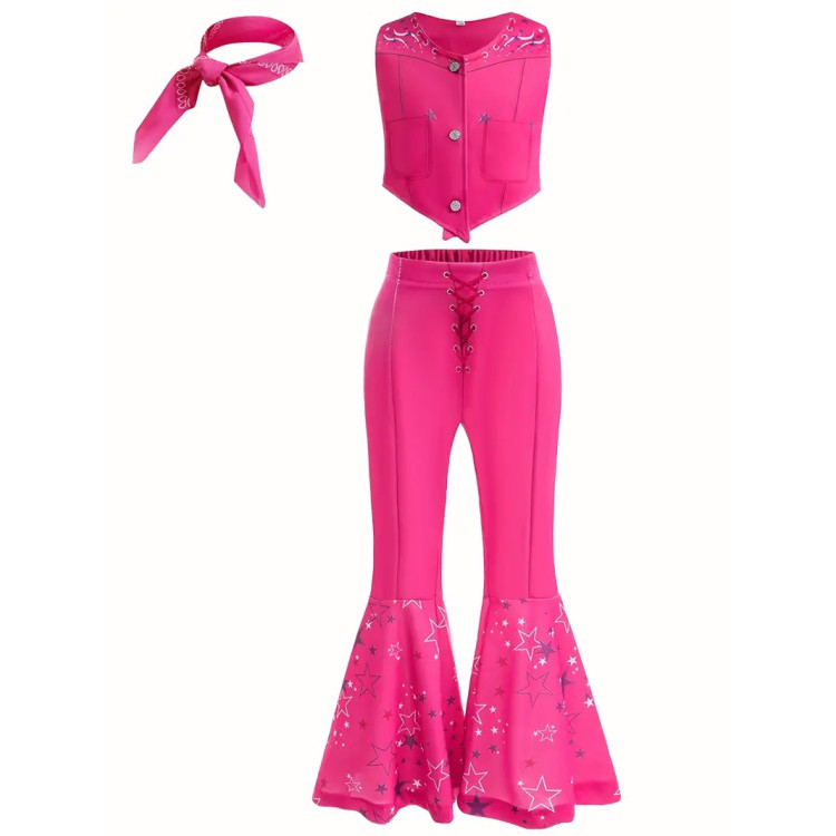 Παιδική στολή Barbie - Ροζ