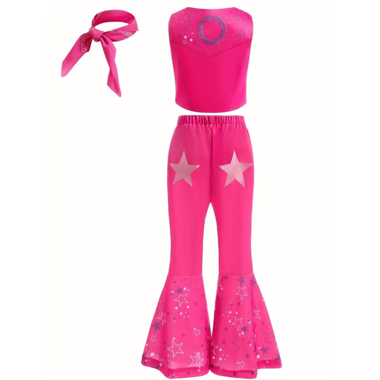 Παιδική στολή Barbie - Ροζ