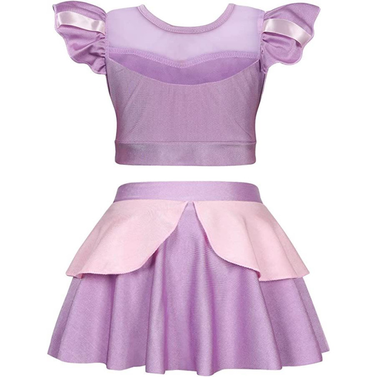 Πριγκίπισσα Ραπουνζέλ παιδικό μαγιό - Μοβ Πριγκίπισσα Ραπουνζέλ παιδικό μαγιό - Μοβ